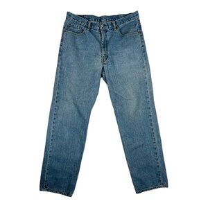 Levi’s 550 Blue Denim Jeans Size 38x34 Medium Wash Y2K Straight Leg